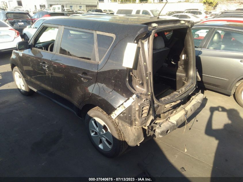 2016 KIA SOUL BASE - KNDJN2A21G7390562