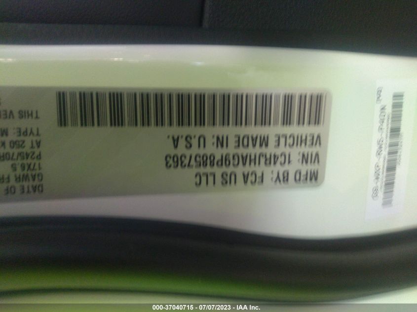 2023 JEEP GRAND CHEROKEE LAREDO - 1C4RJHAG9P8857363