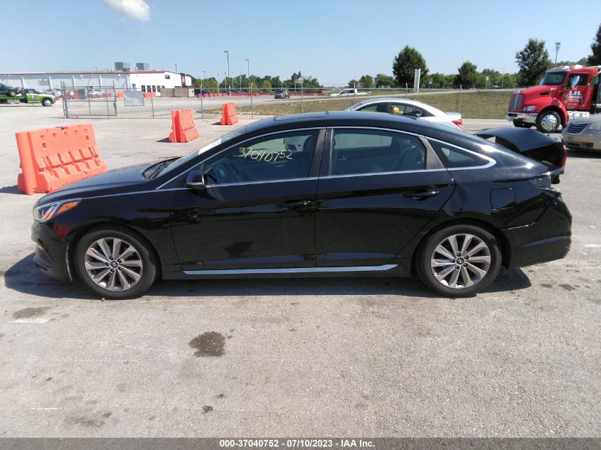 2015 HYUNDAI SONATA 2.4L SPORT - 5NPE34AF7FH122406