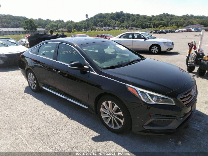 2015 HYUNDAI SONATA 2.4L SPORT - 5NPE34AF7FH122406