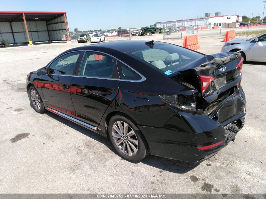 2015 HYUNDAI SONATA 2.4L SPORT - 5NPE34AF7FH122406