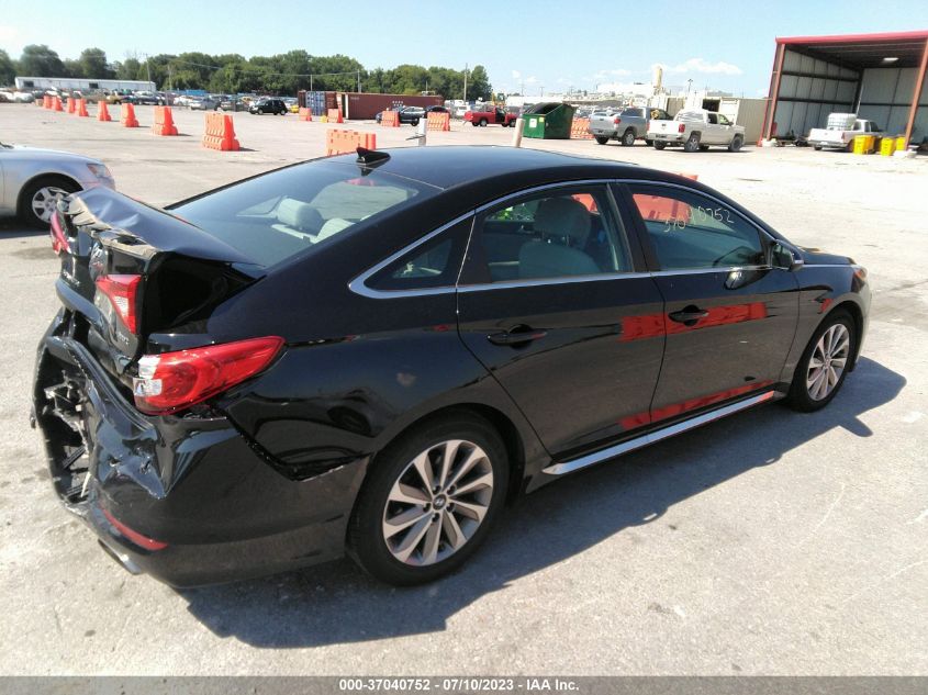 2015 HYUNDAI SONATA 2.4L SPORT - 5NPE34AF7FH122406