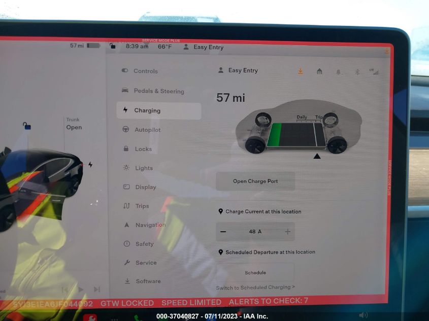 2018 TESLA MODEL 3 RANGE BATTERY - 5YJ3E1EA6JF044092