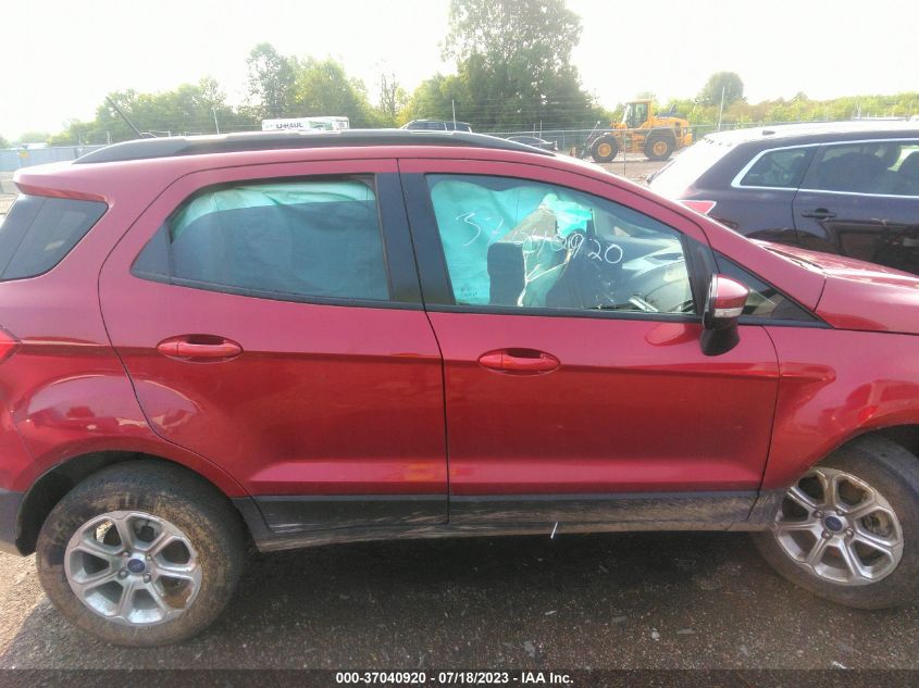 2020 FORD ECOSPORT SE - MAJ6S3GL0LC346919