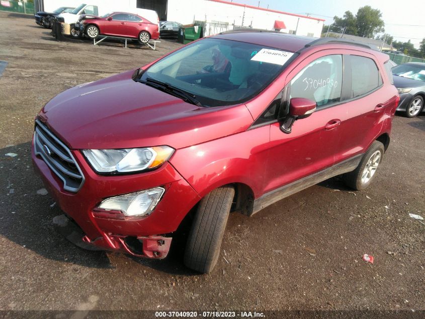 2020 FORD ECOSPORT SE - MAJ6S3GL0LC346919