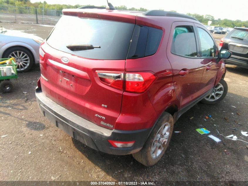 2020 FORD ECOSPORT SE - MAJ6S3GL0LC346919