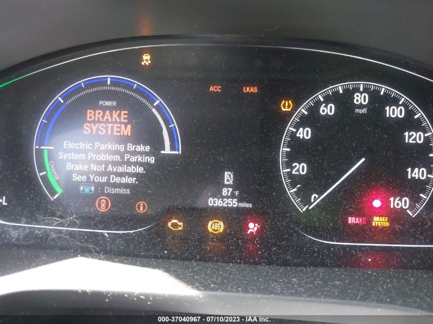 2019 HONDA INSIGHT TOURING 19XZE4F98KE032162