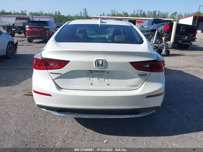2019 HONDA INSIGHT TOURING 19XZE4F98KE032162