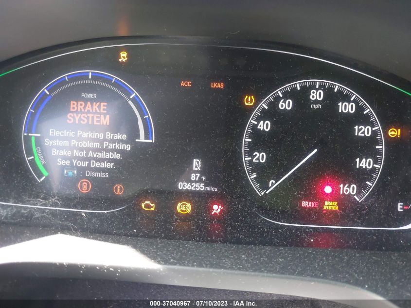 2019 HONDA INSIGHT TOURING 19XZE4F98KE032162