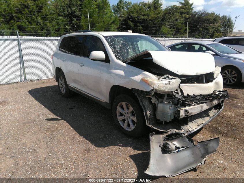 2013 TOYOTA HIGHLANDER - 5TDZA3EH8DS032136