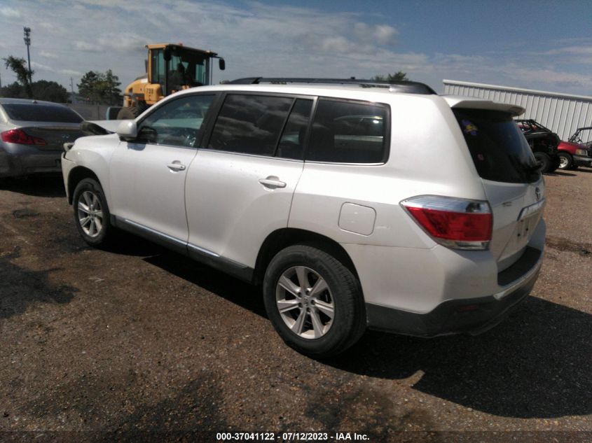 2013 TOYOTA HIGHLANDER - 5TDZA3EH8DS032136