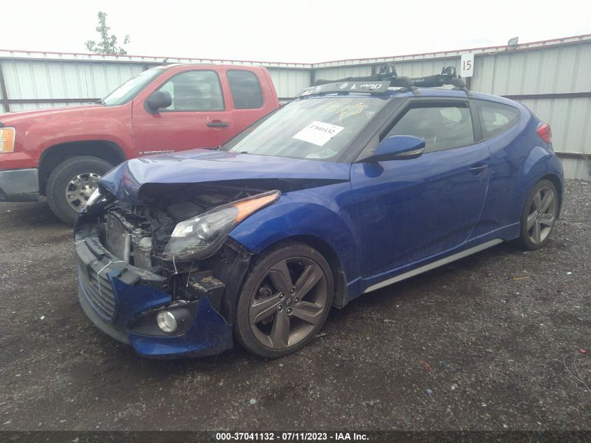 2013 HYUNDAI VELOSTER TURBO - KMHTC6AE8DU172109