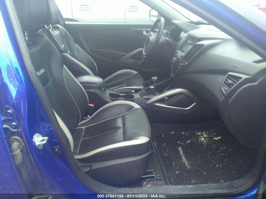 2013 HYUNDAI VELOSTER TURBO - KMHTC6AE8DU172109