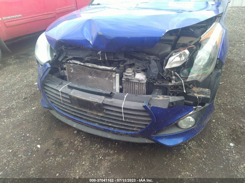 2013 HYUNDAI VELOSTER TURBO - KMHTC6AE8DU172109