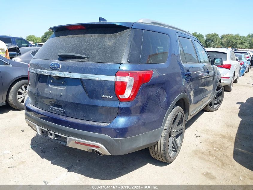 2017 FORD EXPLORER XLT - 1FM5K8D87HGC37310
