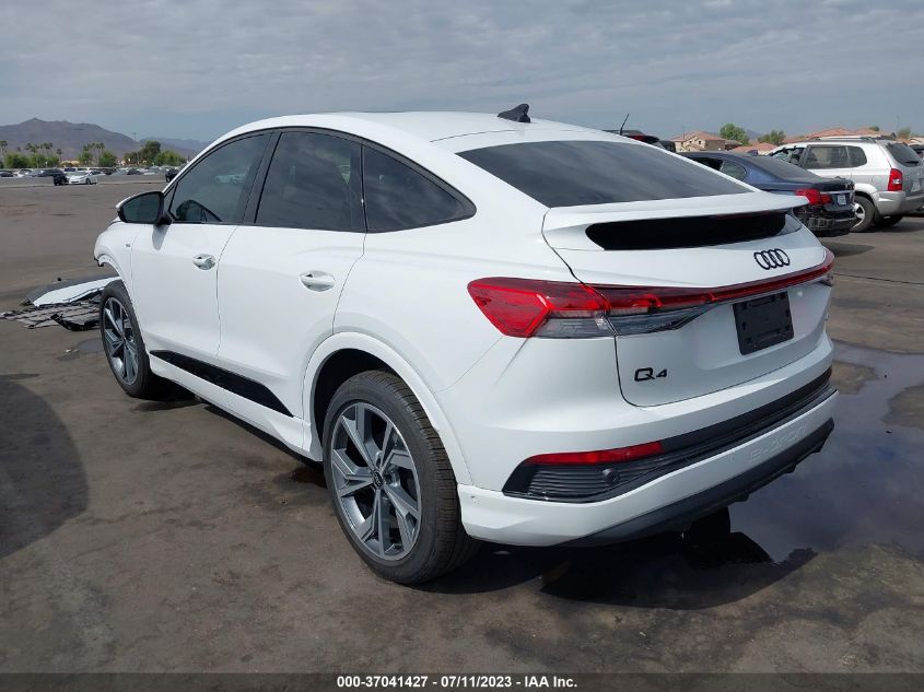 2023 AUDI Q4 E-TRON SPORTBACK PRESTIGE - WA142BFZ7PP019119
