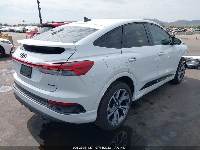 2023 AUDI Q4 E-TRON SPORTBACK PRESTIGE - WA142BFZ7PP019119