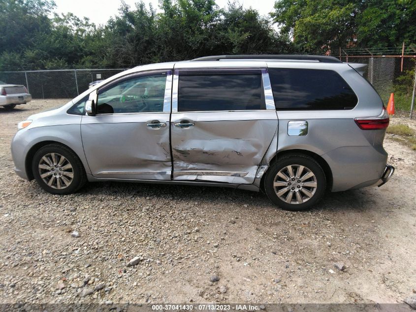 2015 TOYOTA SIENNA LTD/XLE/XLE PREMIUM - 5TDDK3DC3FS122794