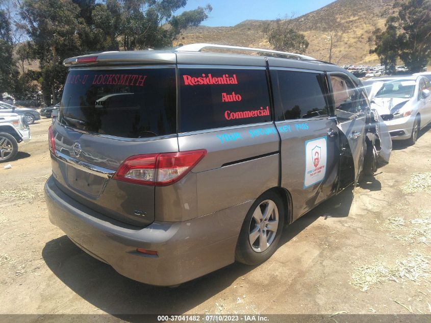 2013 NISSAN QUEST S/SV/SL/LE - JN8AE2KP7D9065185