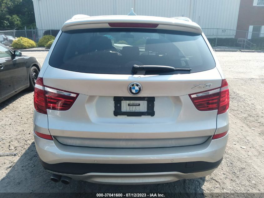 2017 BMW X3 XDRIVE28I - 5UXWX9C34H0W75862