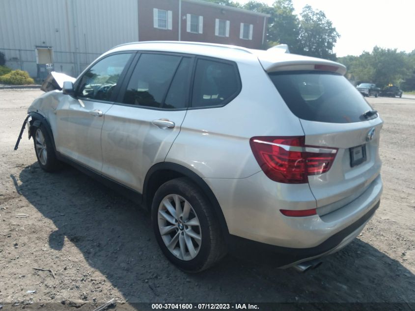 2017 BMW X3 XDRIVE28I - 5UXWX9C34H0W75862