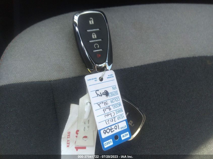 2021 CHEVROLET BOLT EV LT - 1G1FY6S01M4105205