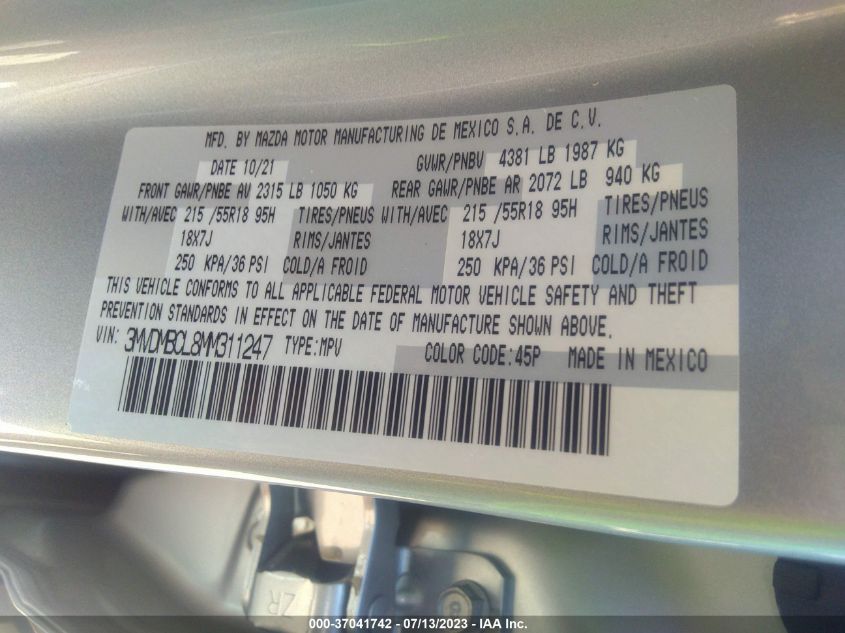 2021 MAZDA CX-30 PREFERRED - 3MVDMBCL8MM311247
