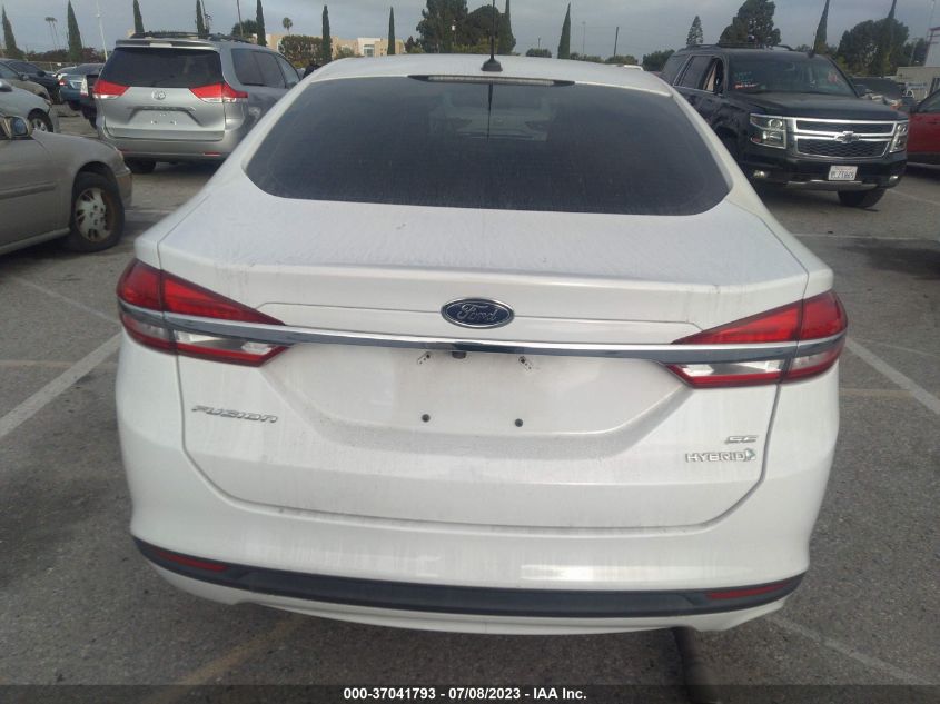 2017 FORD FUSION HYBRID SE - 3FA6P0LU5HR295196