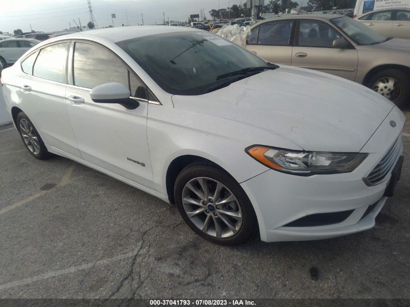 2017 FORD FUSION HYBRID SE - 3FA6P0LU5HR295196