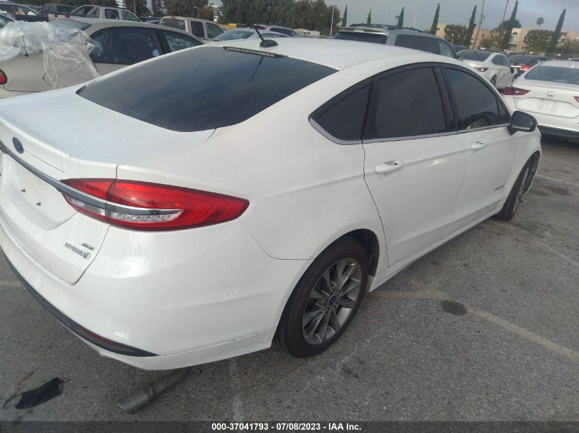 2017 FORD FUSION HYBRID SE - 3FA6P0LU5HR295196