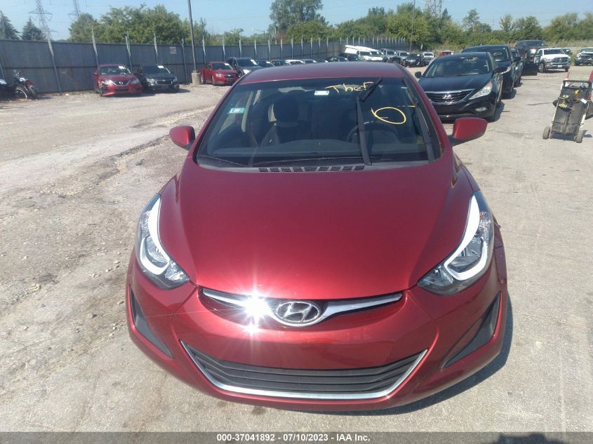 2016 HYUNDAI ELANTRA SE - 5NPDH4AE6GH797363