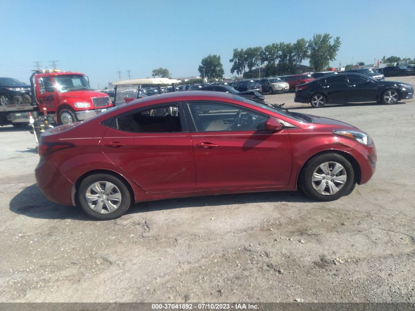 2016 HYUNDAI ELANTRA SE - 5NPDH4AE6GH797363