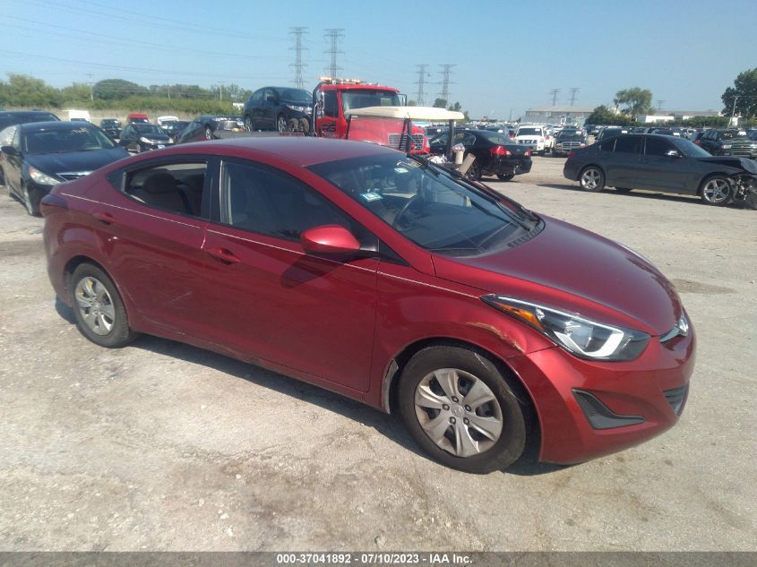 2016 HYUNDAI ELANTRA SE - 5NPDH4AE6GH797363