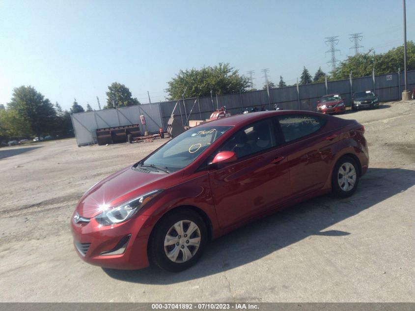 2016 HYUNDAI ELANTRA SE - 5NPDH4AE6GH797363