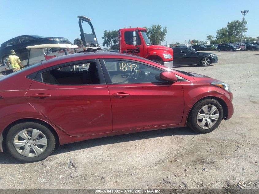 2016 HYUNDAI ELANTRA SE - 5NPDH4AE6GH797363