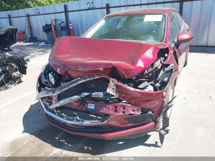 2016 CHEVROLET CRUZE LT - 1G1BE5SM7G7250224