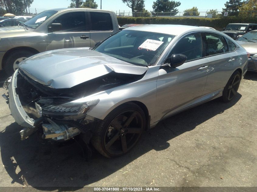 VIN 1HGCV1F38NA123554 2022 HONDA ACCORD SEDAN SPORT