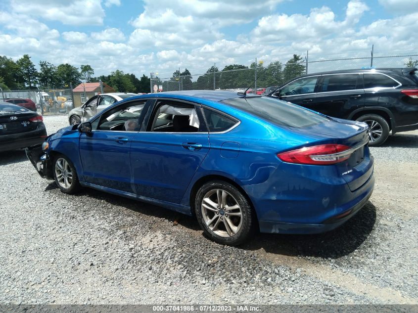 2018 FORD FUSION SE - 3FA6P0HD1JR130650