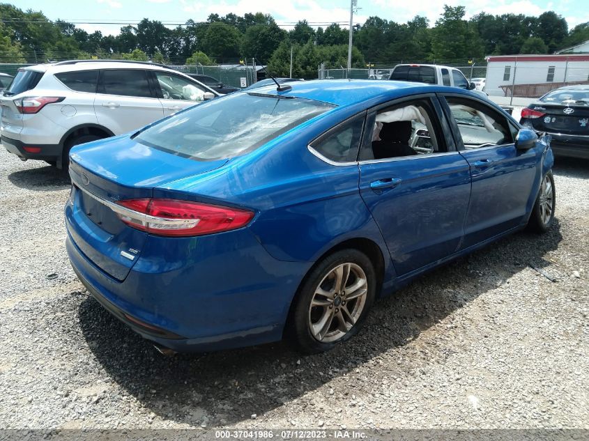 2018 FORD FUSION SE - 3FA6P0HD1JR130650