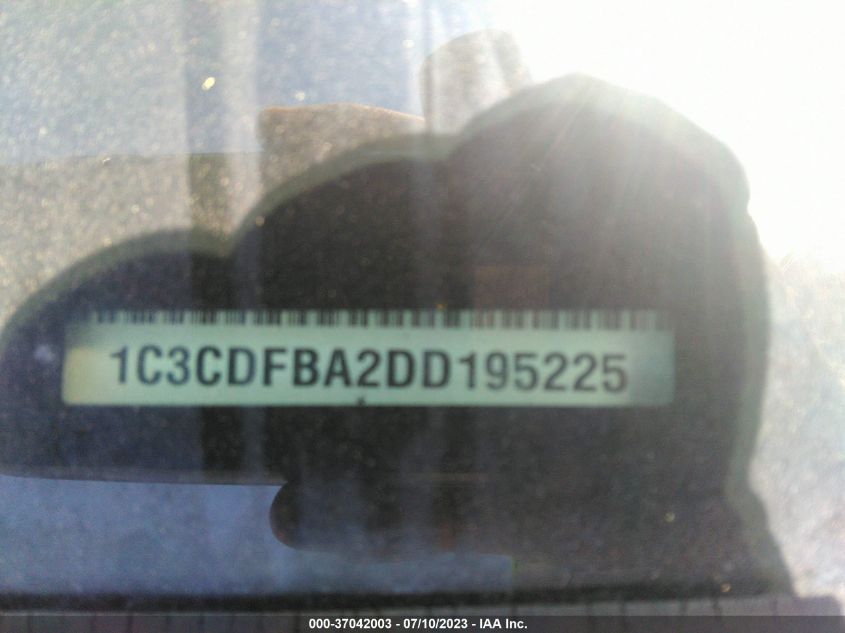 2013 DODGE DART SXT - 1C3CDFBA2DD195225