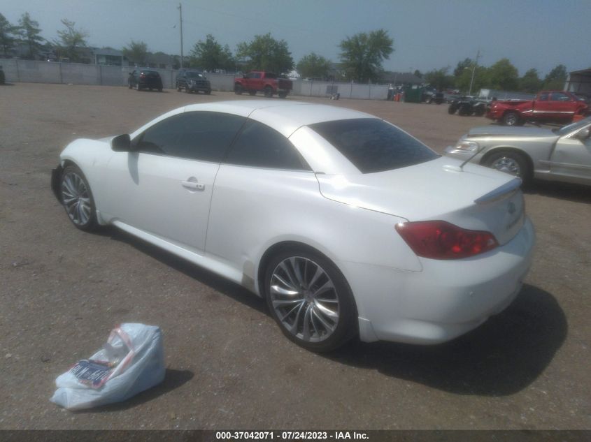 2013 INFINITI G37 CONVERTIBLE BASE - JN1CV6FE8DM771635