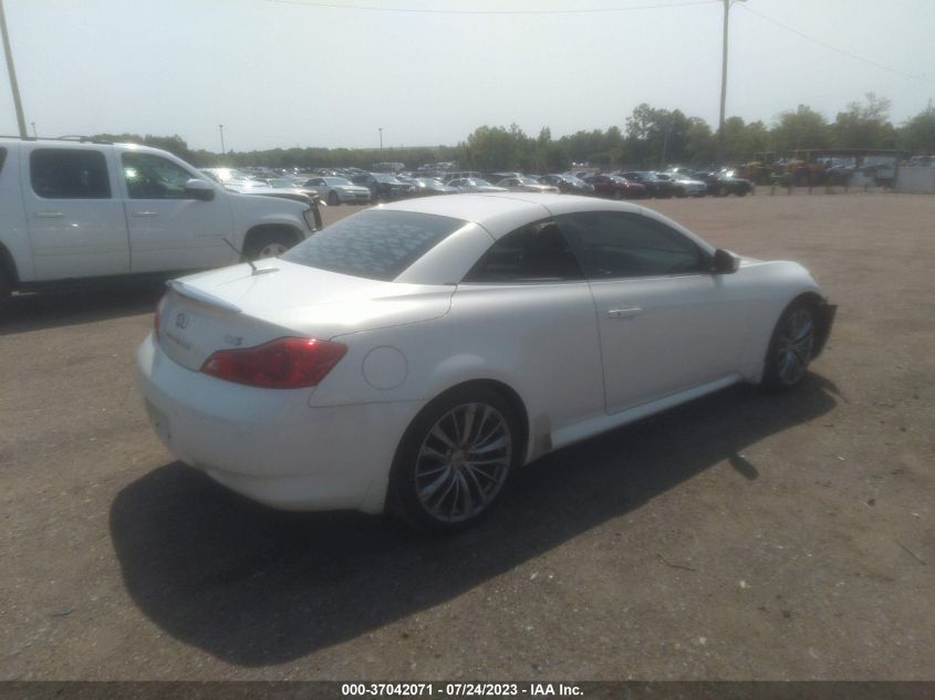 2013 INFINITI G37 CONVERTIBLE BASE - JN1CV6FE8DM771635
