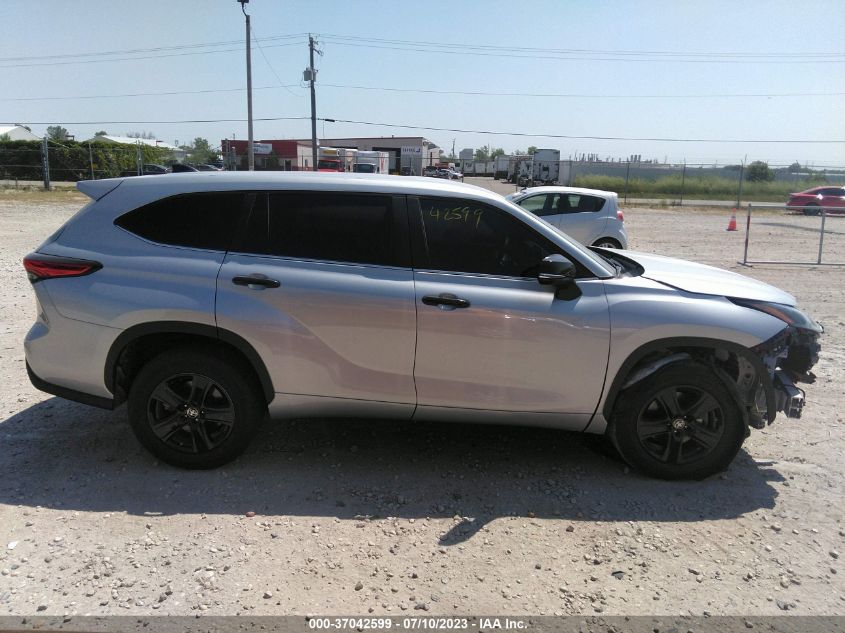 2023 TOYOTA HIGHLANDER L/LE/XLE/XSE/LIMITED - 5TDKDRAH6PS500337