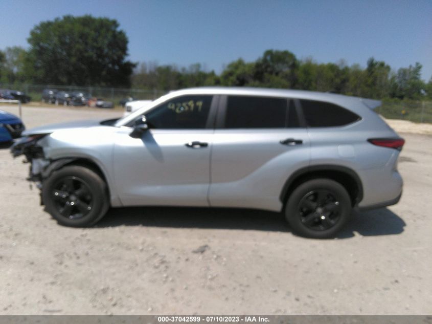 2023 TOYOTA HIGHLANDER L/LE/XLE/XSE/LIMITED - 5TDKDRAH6PS500337