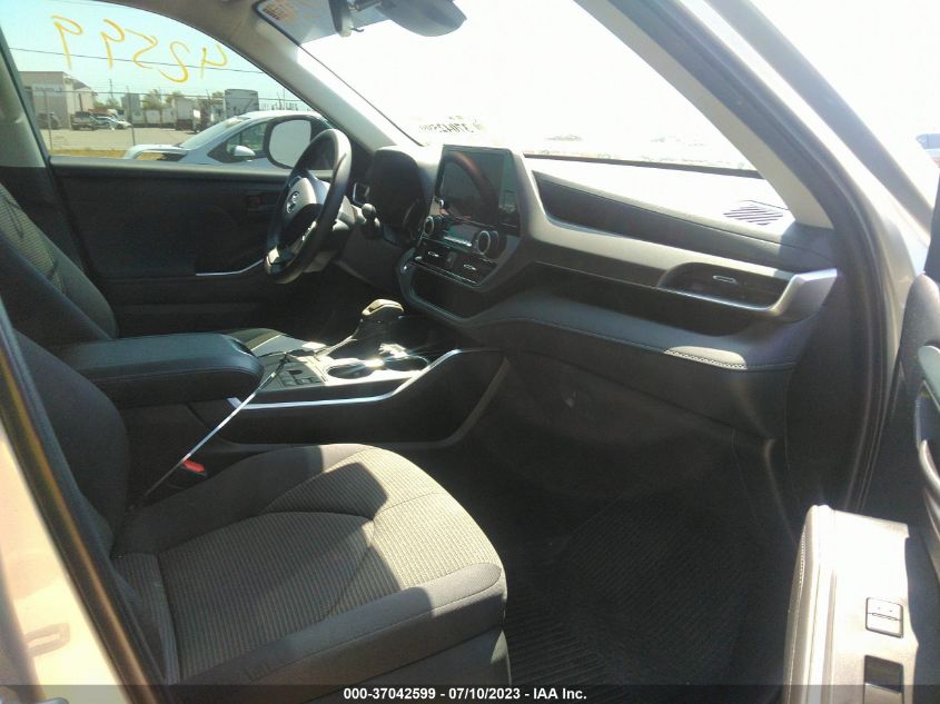 2023 TOYOTA HIGHLANDER L/LE/XLE/XSE/LIMITED - 5TDKDRAH6PS500337