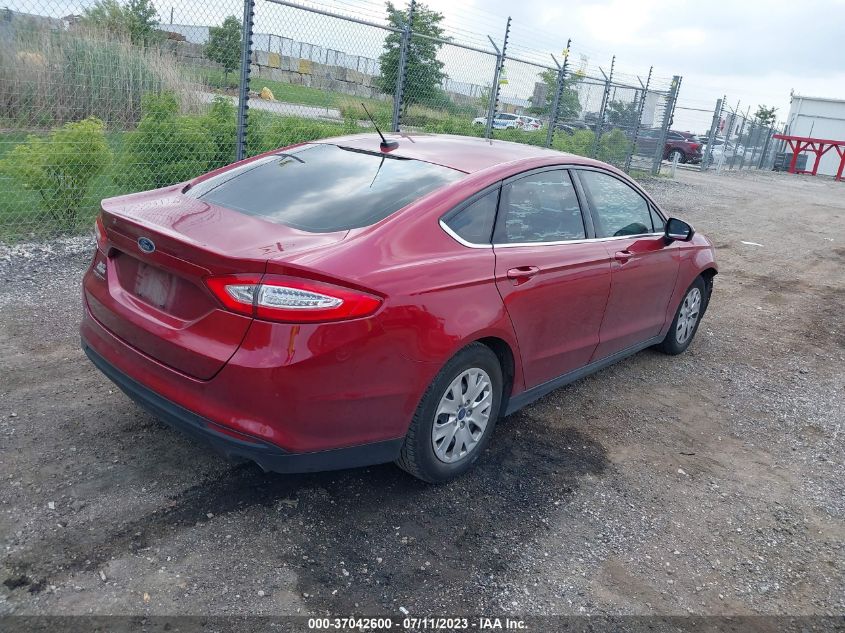 2014 FORD FUSION S - 1FA6P0G71E5381107