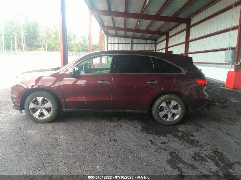 2014 ACURA MDX - 5FRYD4H23EB024157