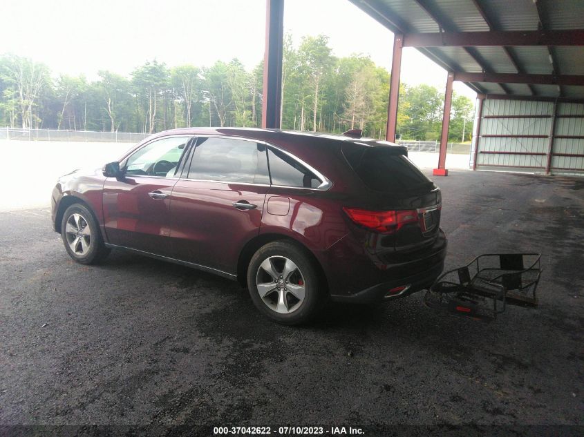 2014 ACURA MDX - 5FRYD4H23EB024157