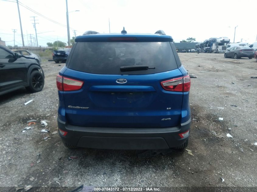2018 FORD ECOSPORT SE - MAJ6P1ULXJC239240
