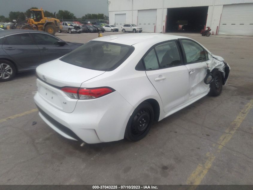 2022 TOYOTA COROLLA LE - JTDEPMAE7N3018312